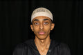 Khaki Kufi prayer cap — front view