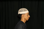 Khaki Kufi prayer cap — right side view
