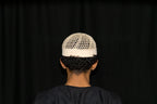 Khaki Kufi prayer cap — back view