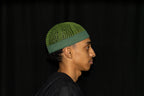 Evergreen Kufi prayer cap — right side view