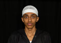 Ivory Kufi prayer cap — front view