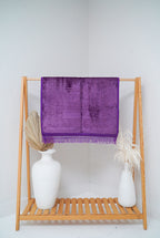 Violet Sajadah prayer mat — front display view