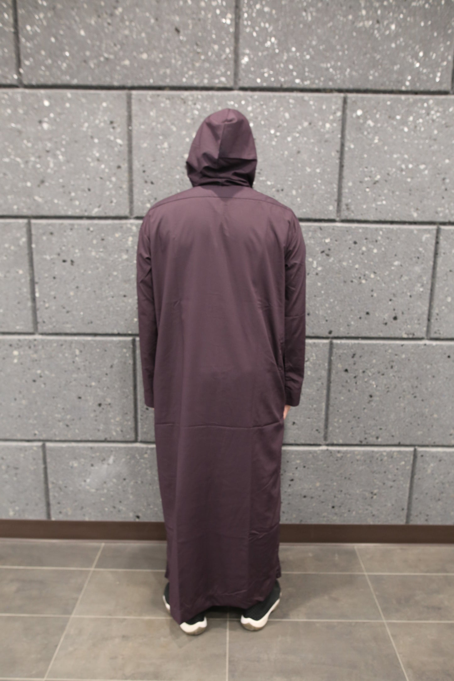 Purple Hooded Thobe