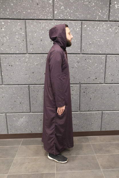 Purple Hooded Thobe
