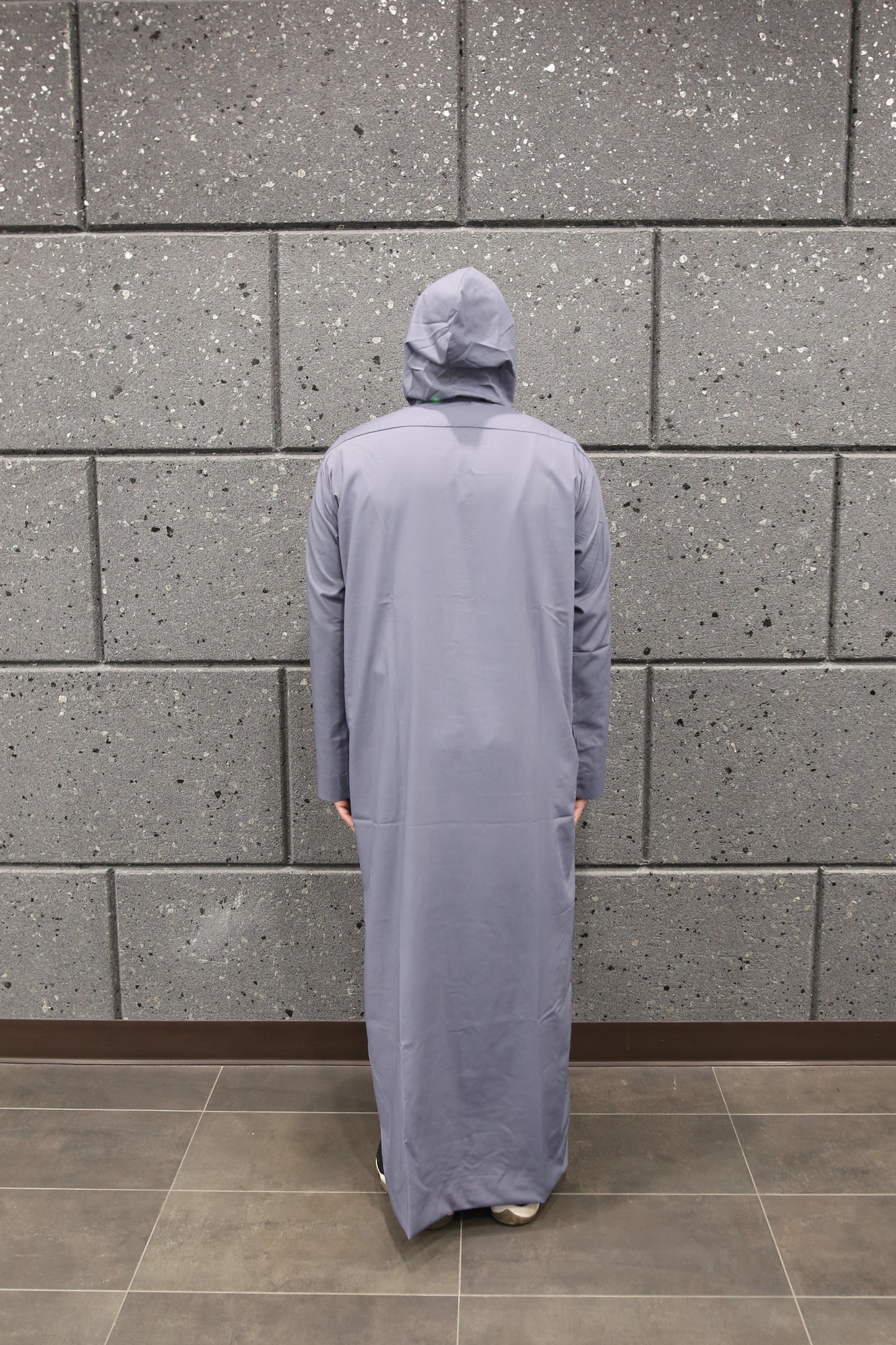 Grey Hooded Thobe