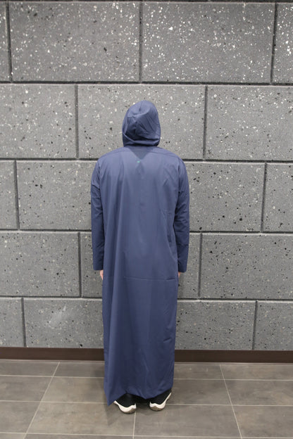 Navy Blue Hooded Thobe